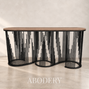 Waterfall Oak Console