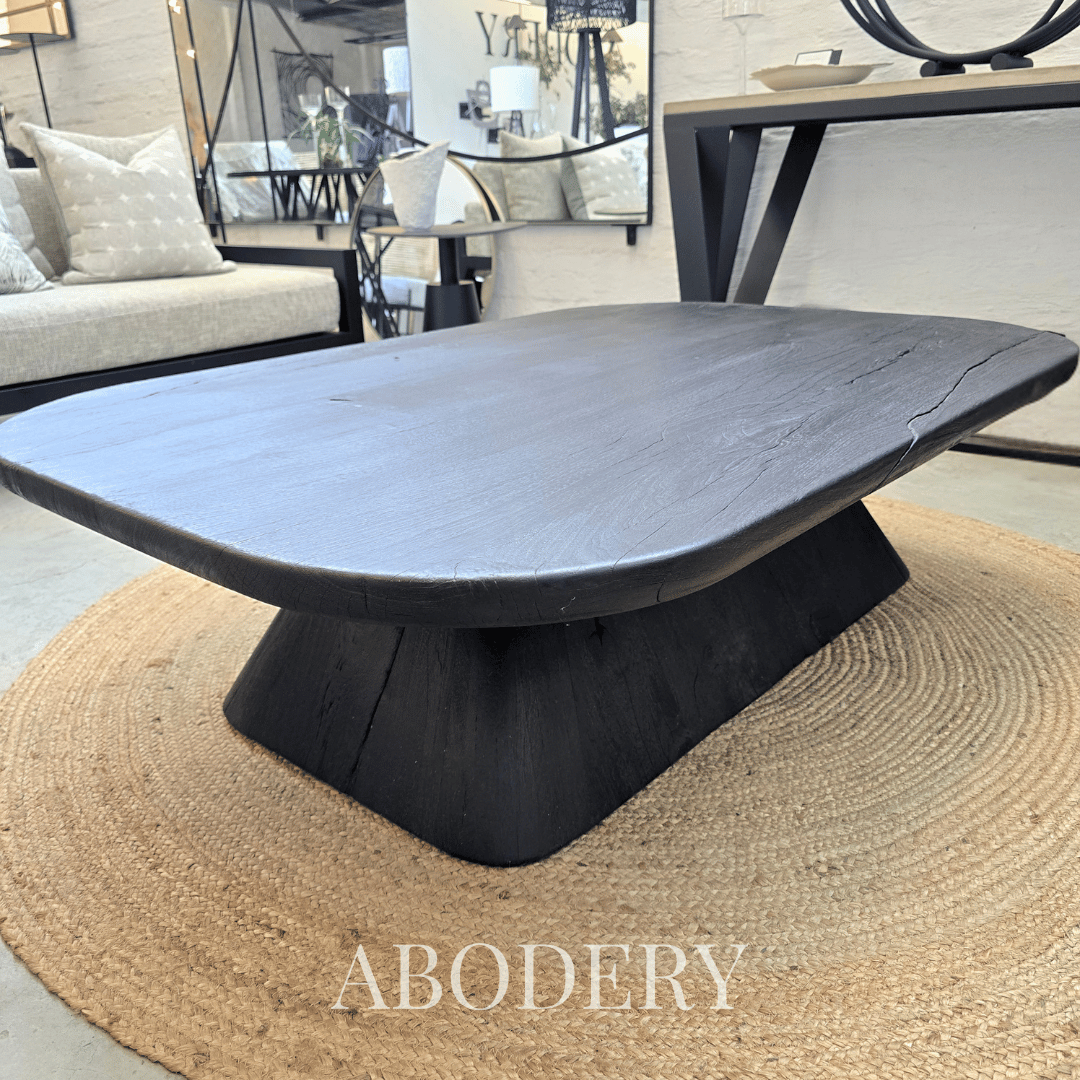 African Mahogany Trove Coffee Table - Image 4