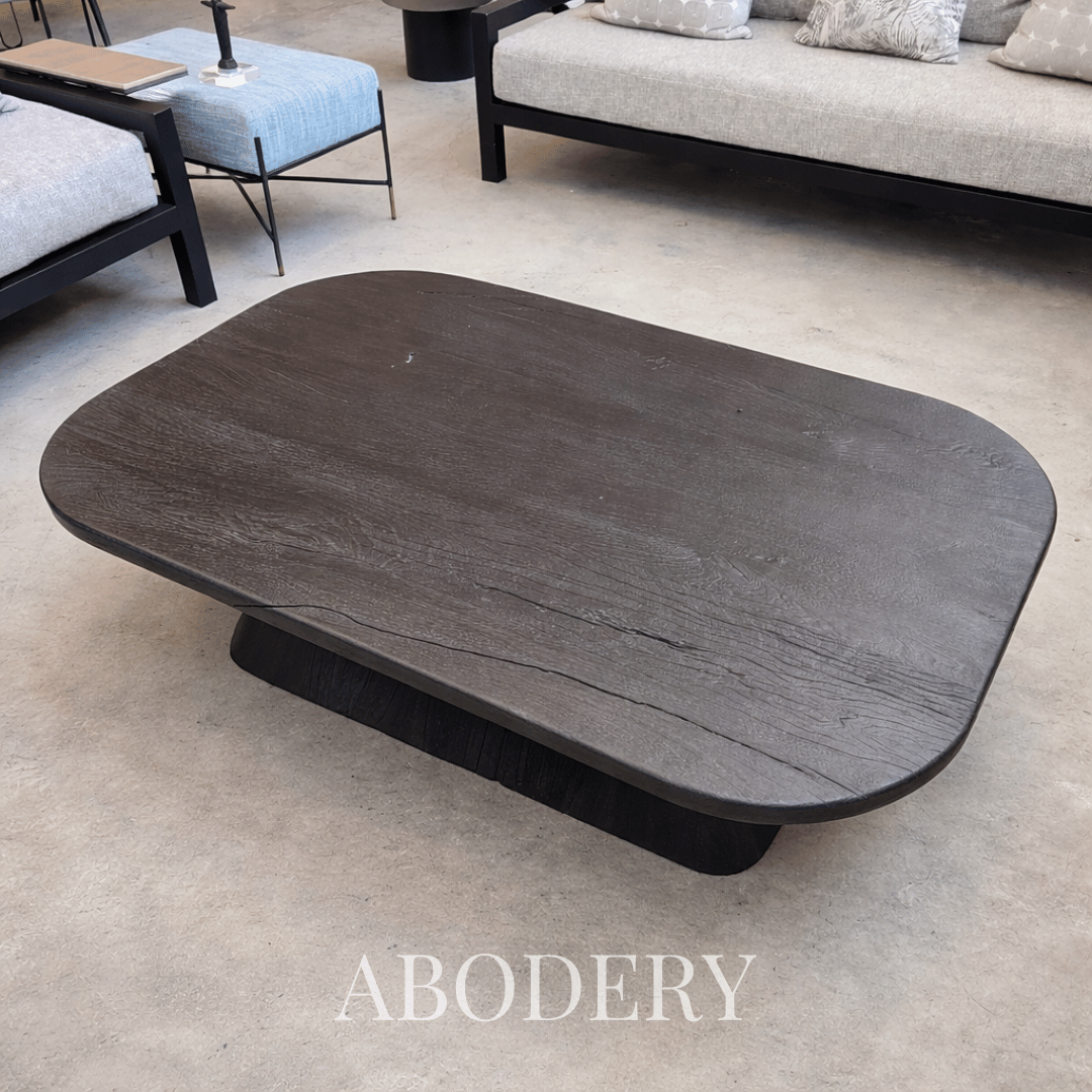 African Mahogany Trove Coffee Table - Image 5